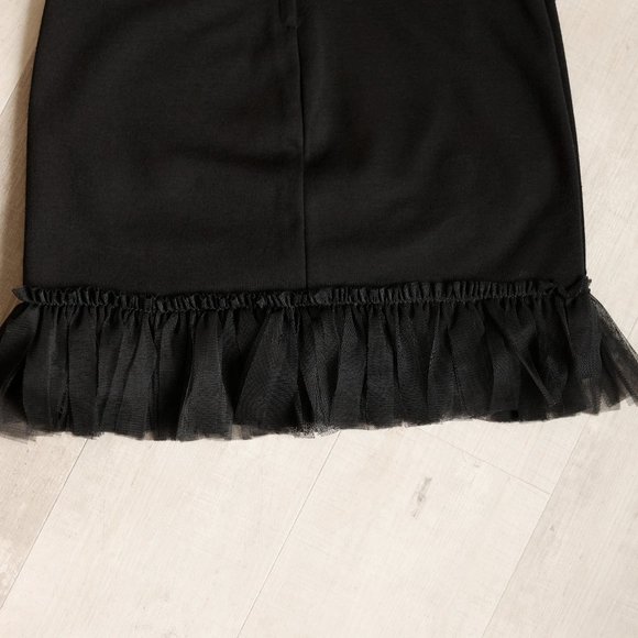 Little Black Dress Sleeveless Faux Jewels Party Recital Special Occasion Girls - Picture 5 of 12